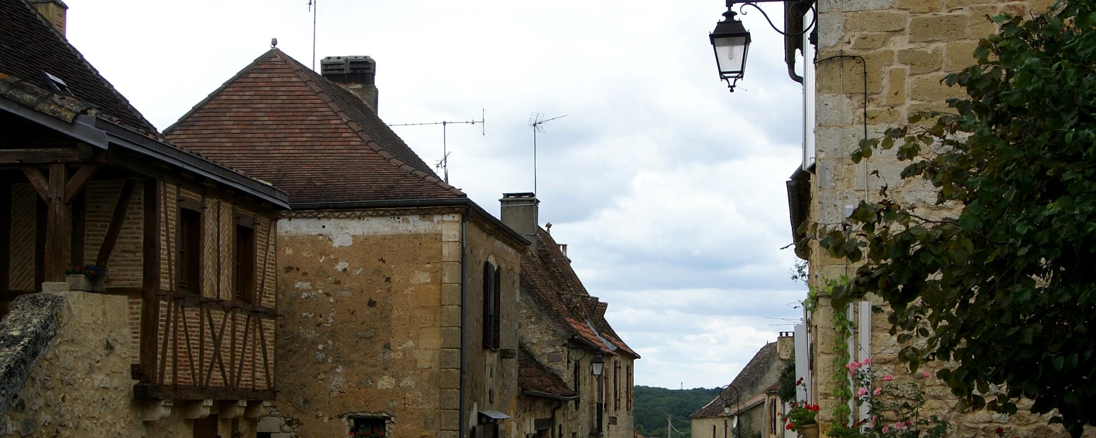 Vue de Monsac, Dordogne