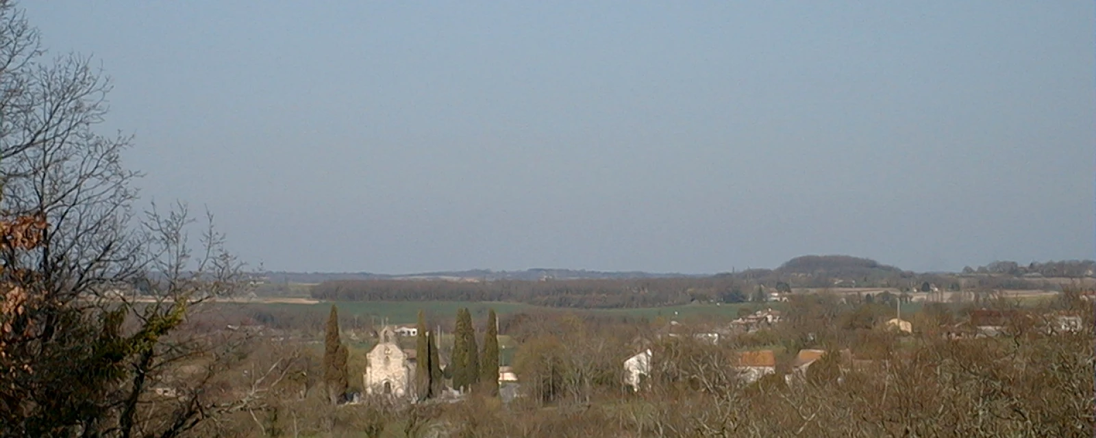Vue de Monsaguel, Dordogne