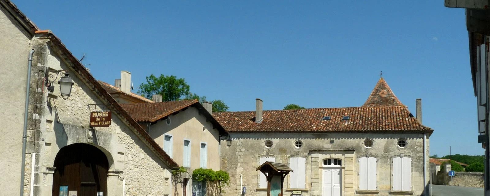 Vue de Saint Privat en Périgord, Dordogne