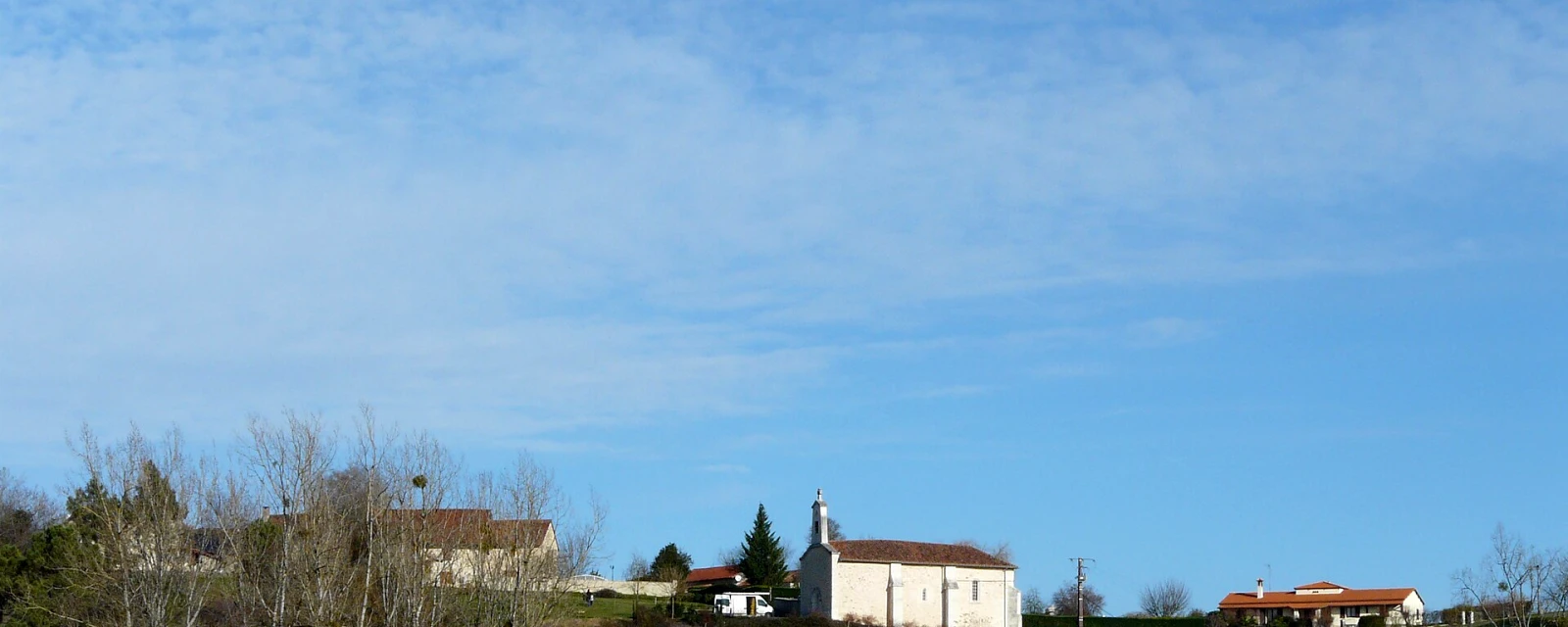 Vue de Saint-Séverin-d'Estissac, Dordogne