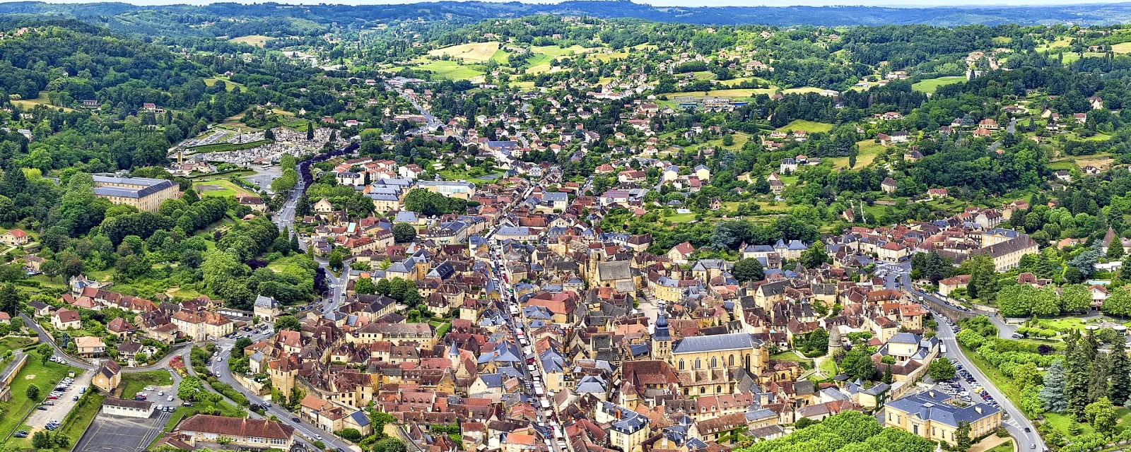 Vue de Sarlat-la-Canéda, Dordogne