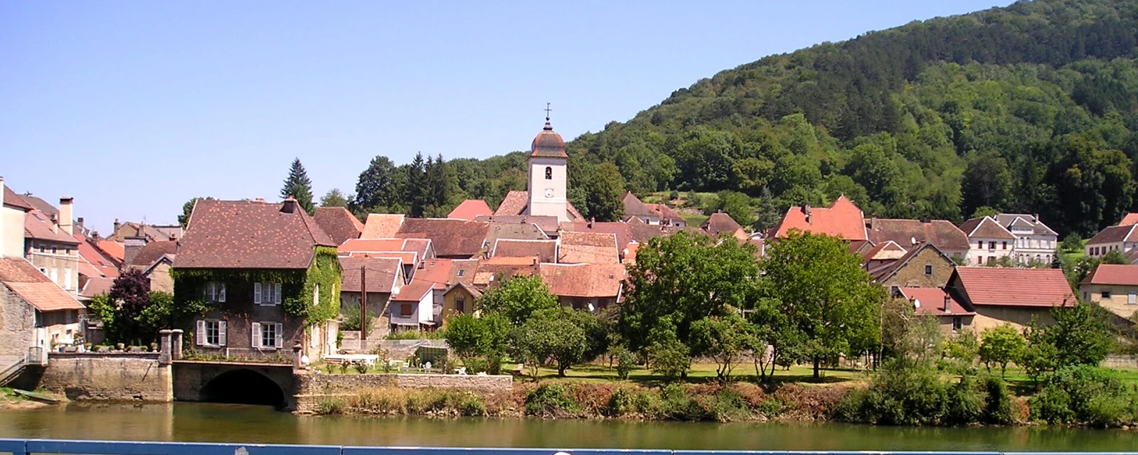 Vue de Pays-de-Clerval, Doubs