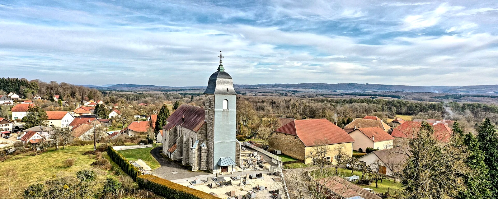 Vue de Dammartin-les-Templiers, Doubs