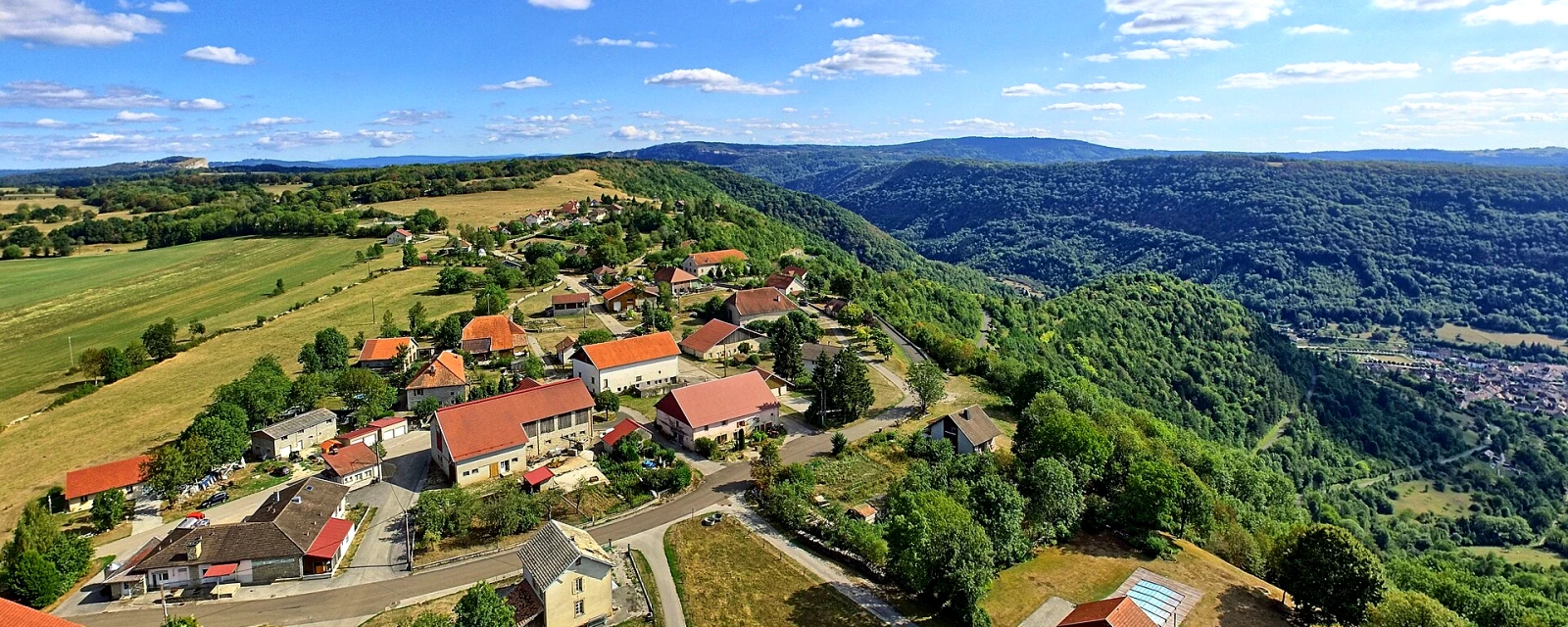 Vue de Échevannes, Doubs