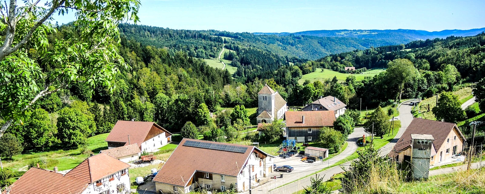 Vue de Fessevillers, Doubs