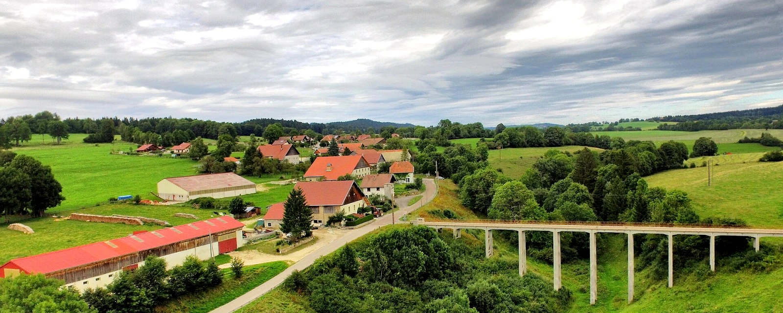 Vue de Montbéliardot, Doubs
