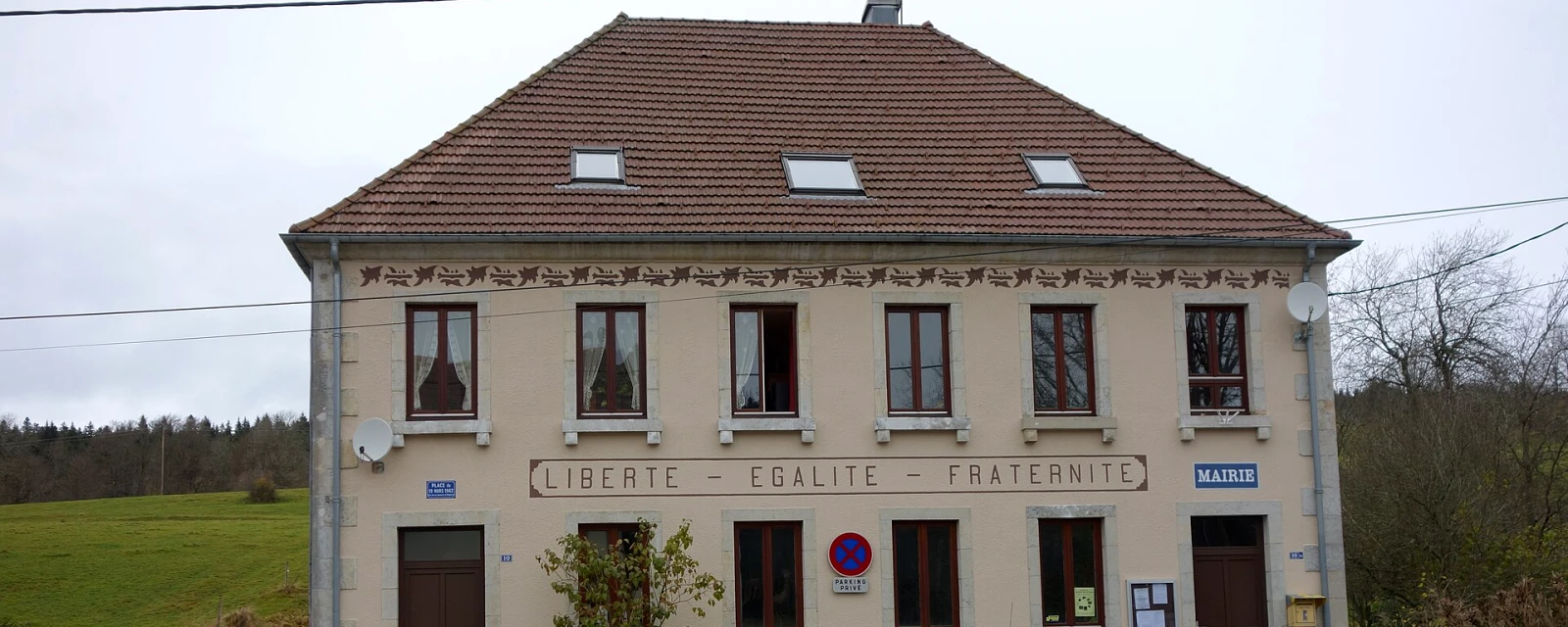 Vue de Petite-Chaux, Doubs