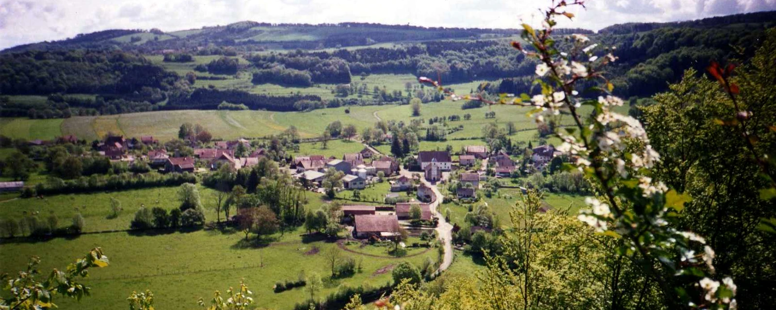 Vue de Rosières-sur-Barbèche, Doubs