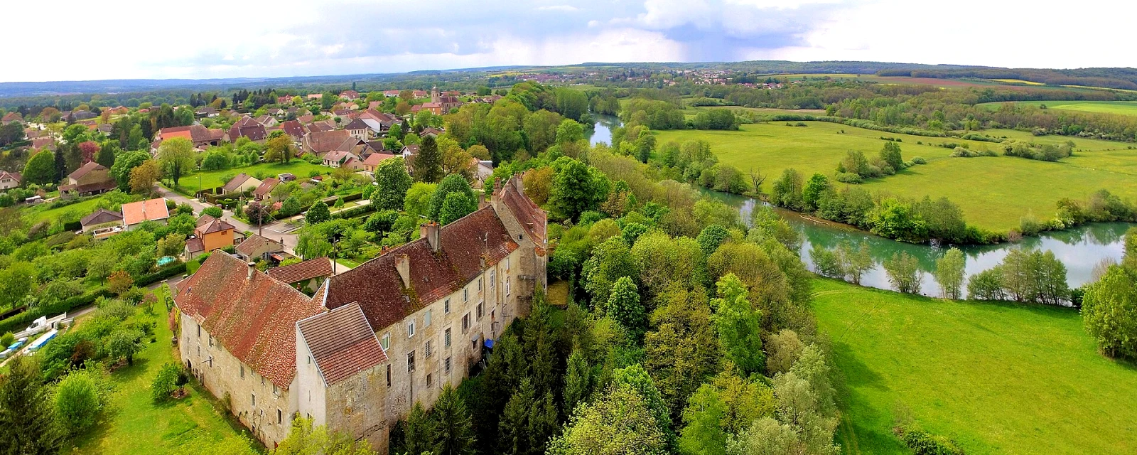 Vue de Ruffey-le-Château, Doubs