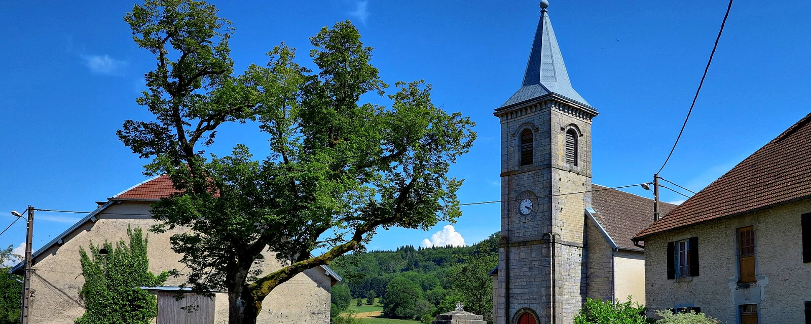 Vue de Vaudrivillers, Doubs