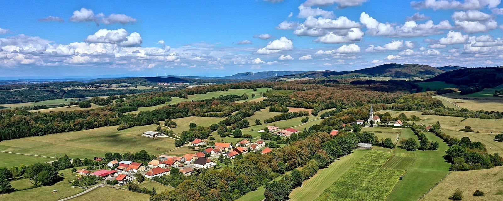 Vue de Villers-la-Combe, Doubs