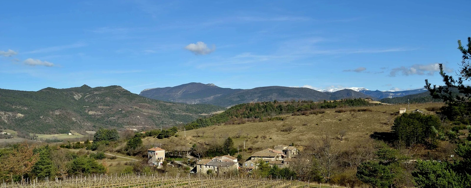 Vue de Aubenasson, Drôme