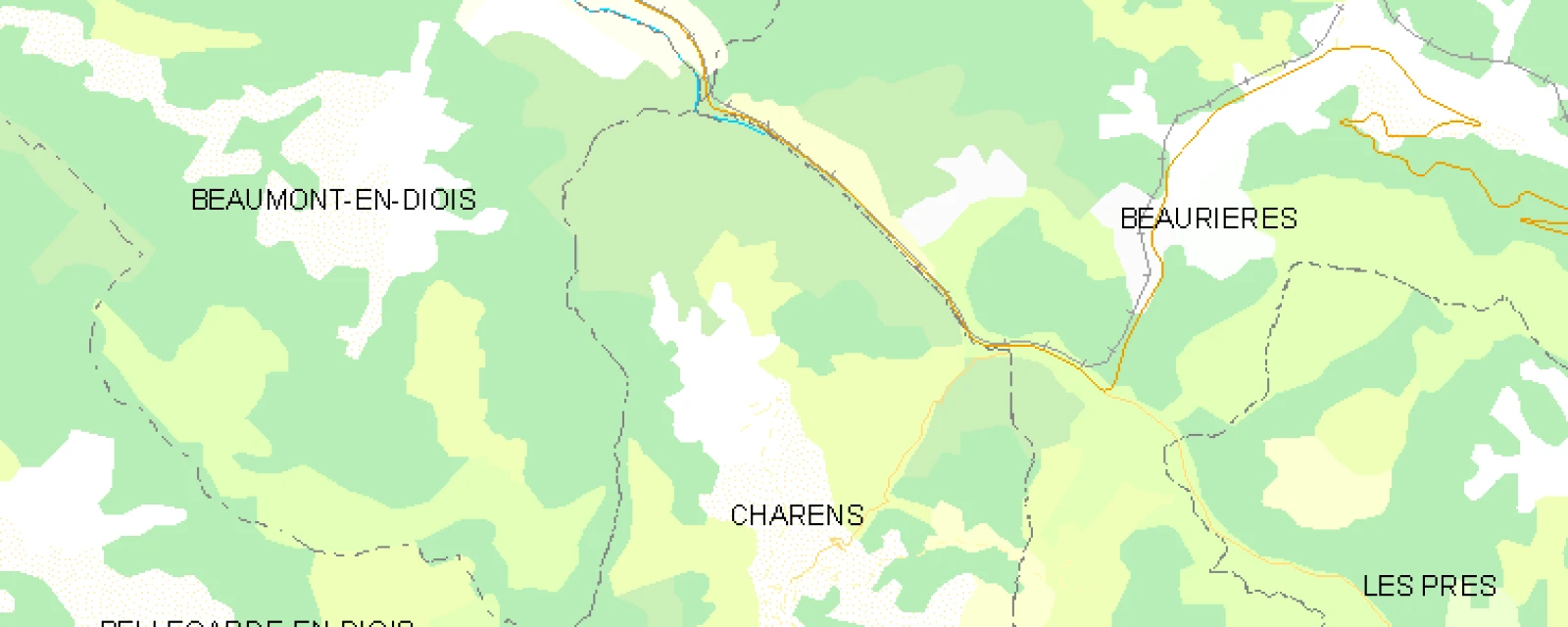 Vue de Charens, Drôme
