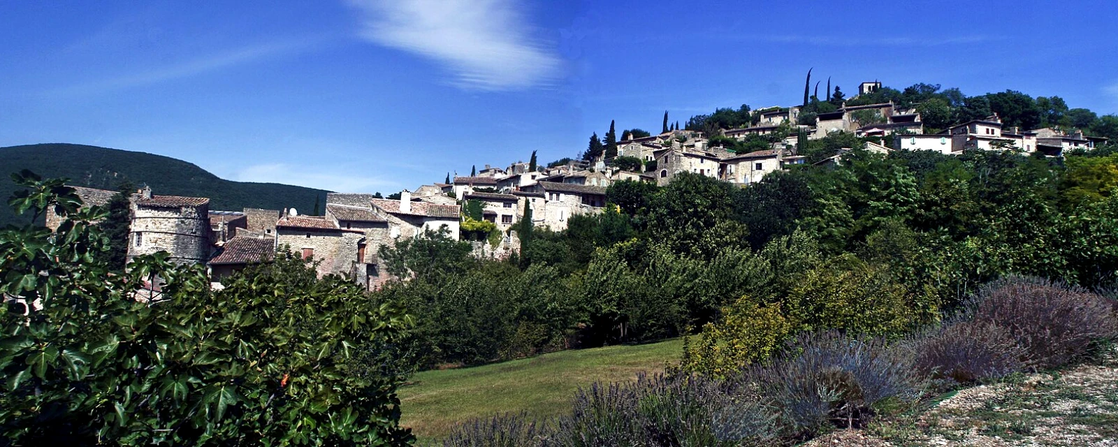 Vue de Mirmande, Drôme