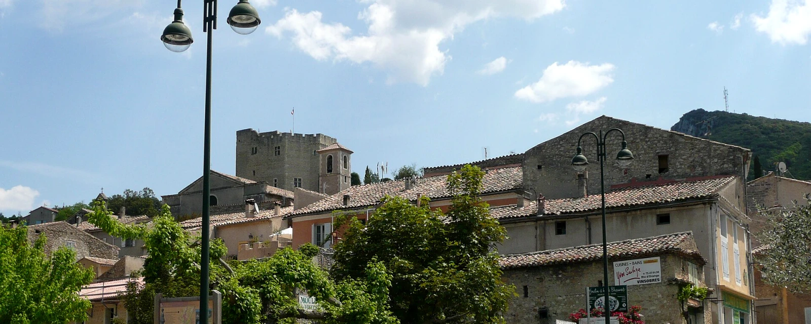 Vue de Mollans-sur-Ouvèze, Drôme
