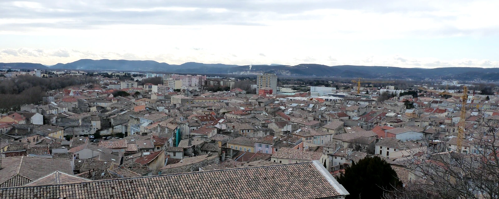 Vue de Montélimar, Drôme