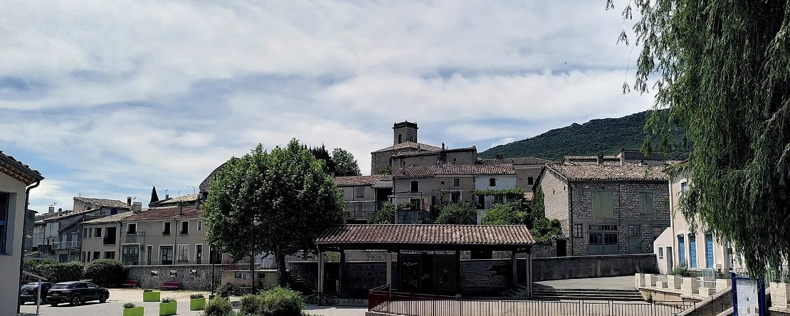 Vue de La Motte-Chalancon, Drôme