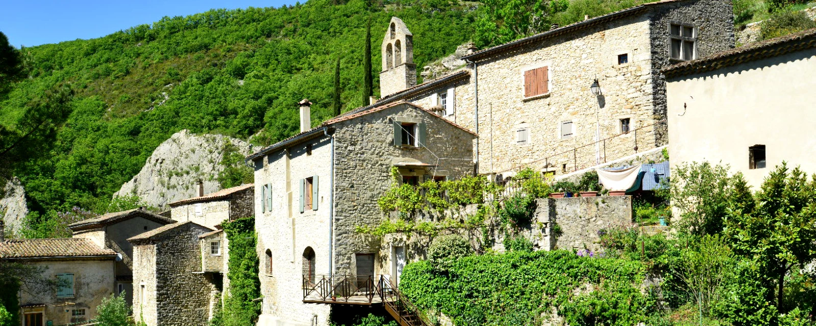 Vue de Rochebaudin, Drôme