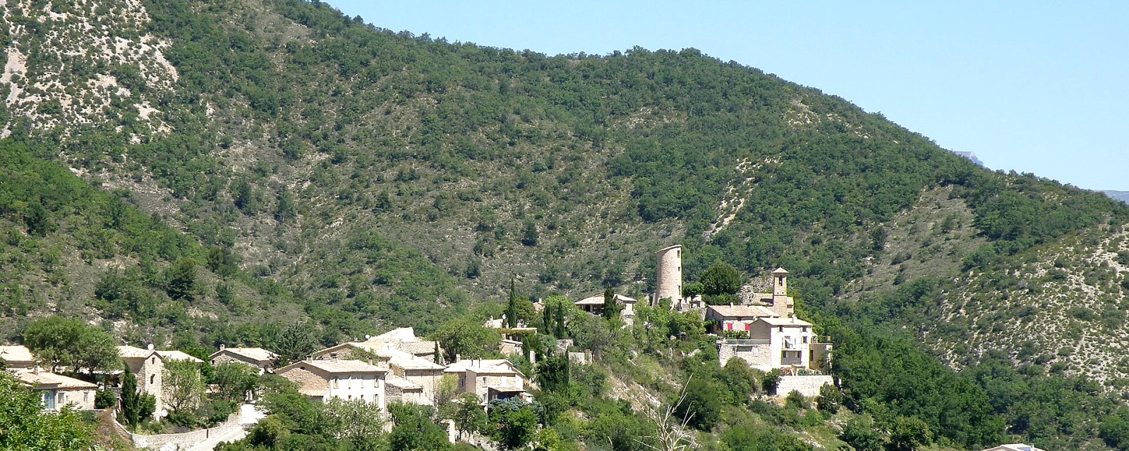 Vue de Rochebrune, Drôme