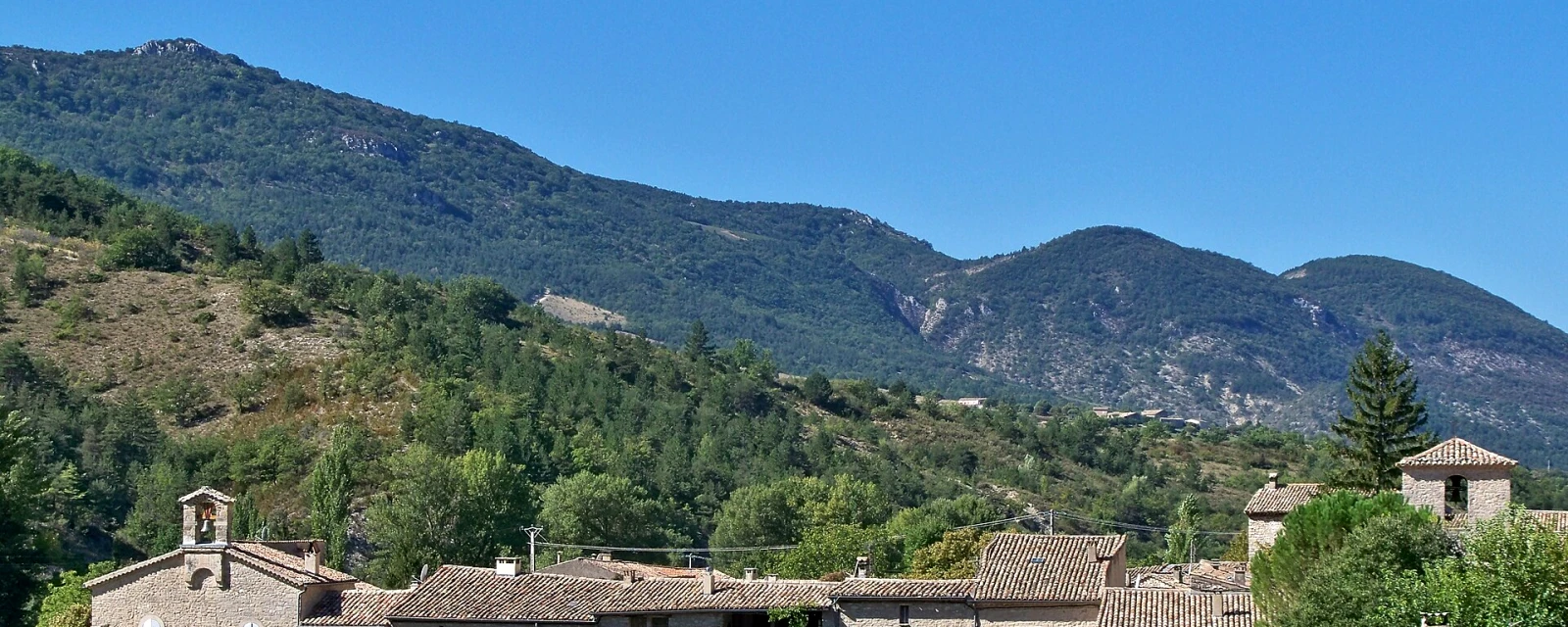 Vue de Sainte-Euphémie-sur-Ouvèze, Drôme