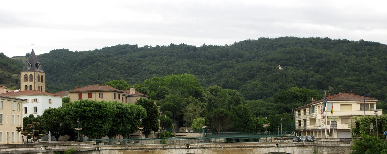 Vue de Saint-Vallier, Drôme