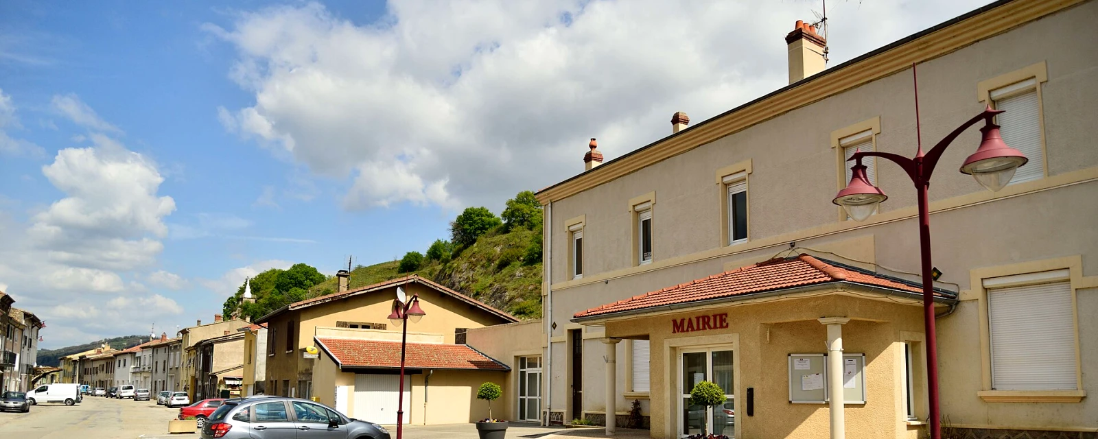 Vue de Serves-sur-Rhône, Drôme