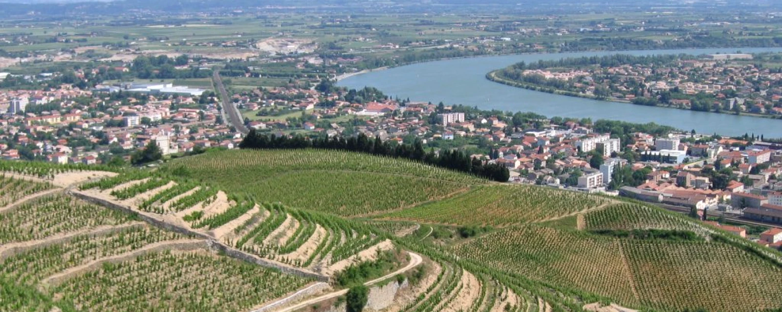 Vue de Tain-l'Hermitage, Drôme