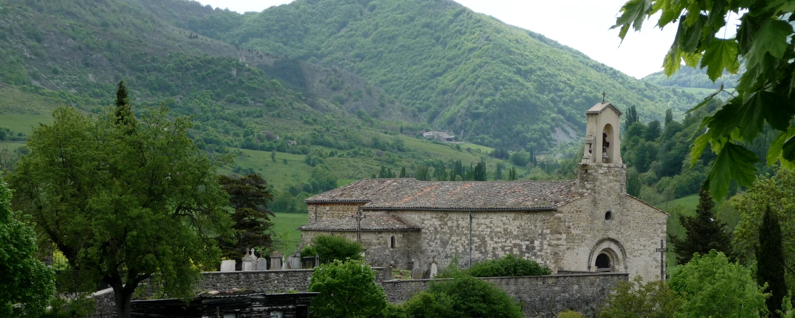 Vue de Vesc, Drôme