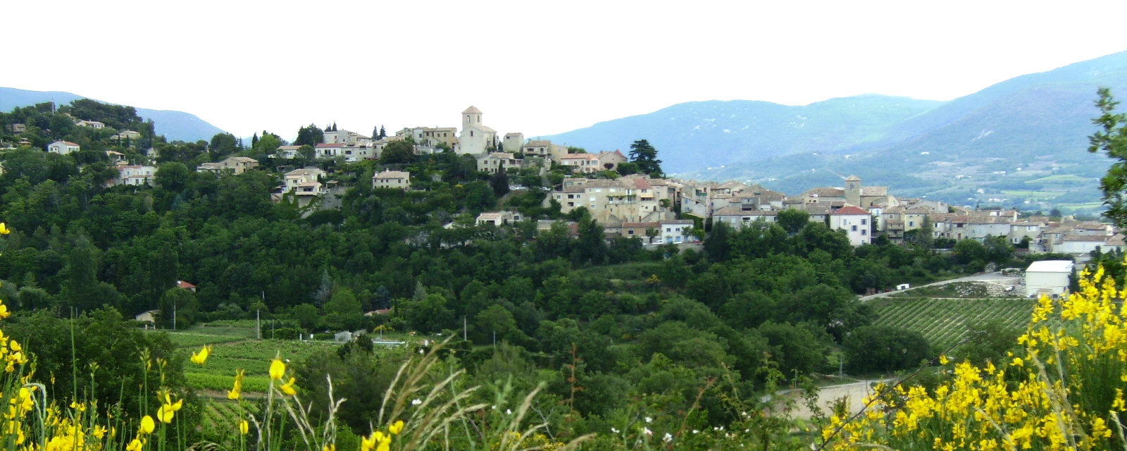 Vue de Vinsobres, Drôme