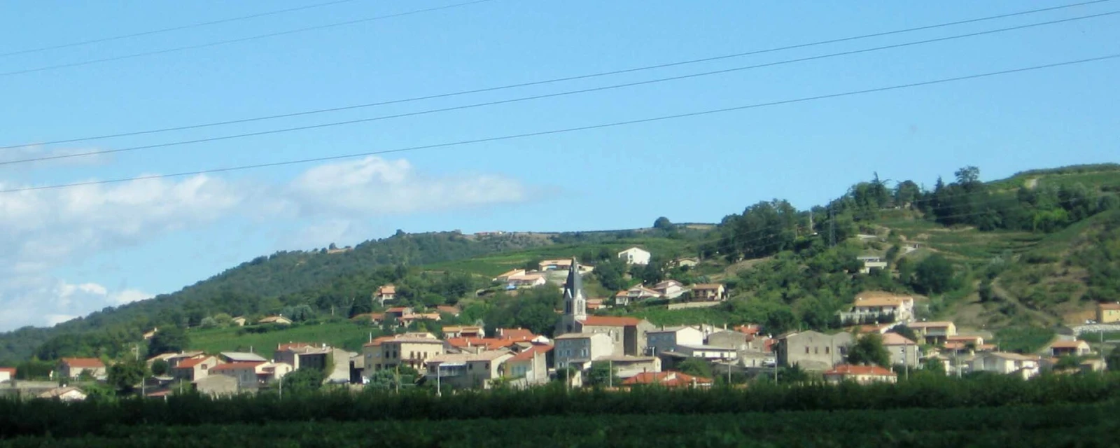 Vue de Gervans, Drôme