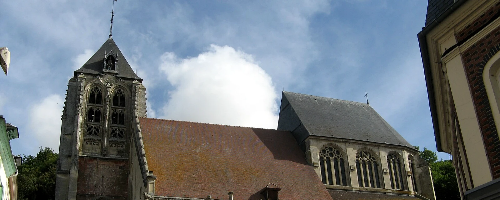 Vue de Beaumont-le-Roger, Eure