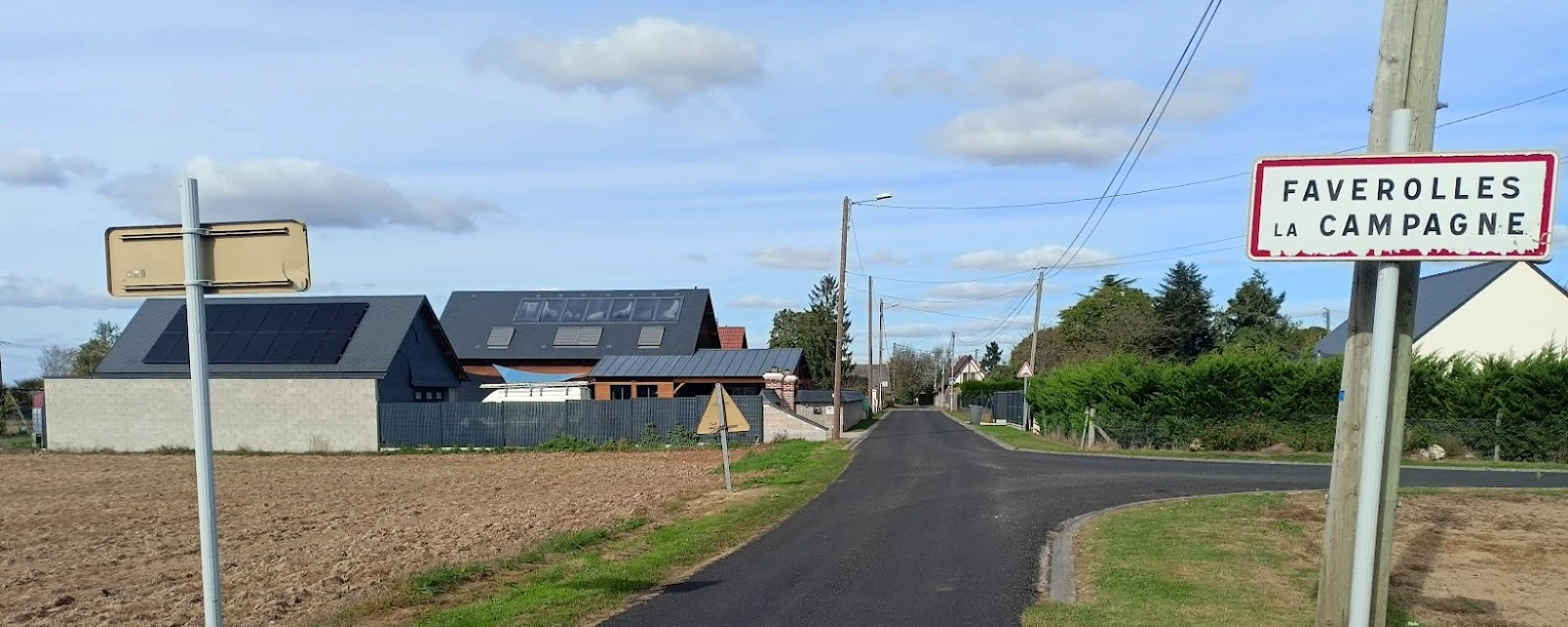 Vue de Faverolles-la-Campagne, Eure