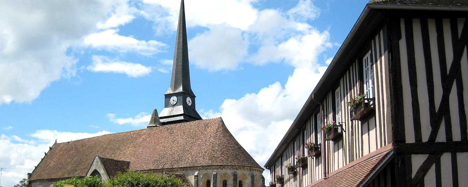 Vue de Harcourt, Eure