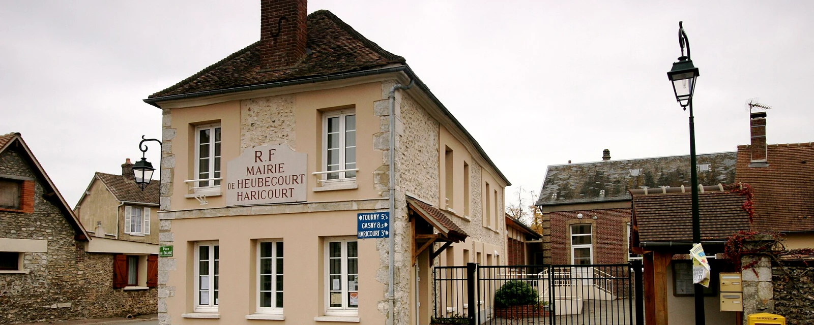 Vue de Heubécourt-Haricourt, Eure