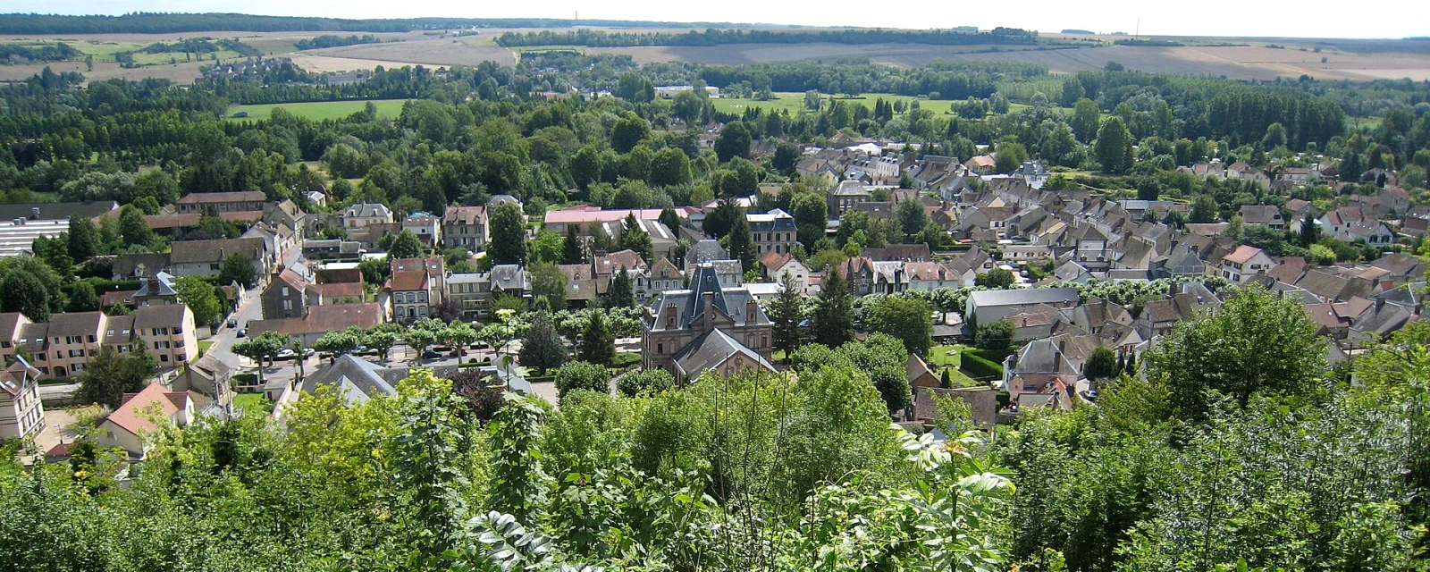 Vue de Ivry-la-Bataille, Eure