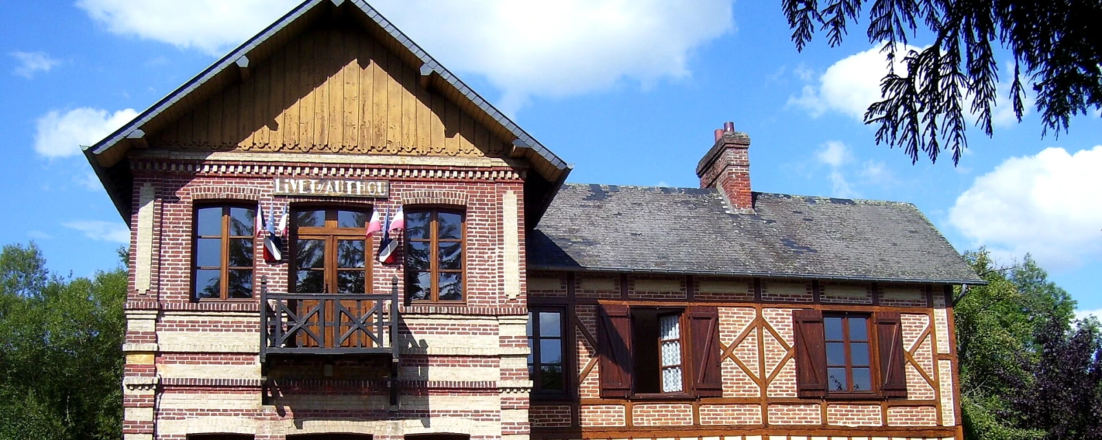 Vue de Livet-sur-Authou, Eure