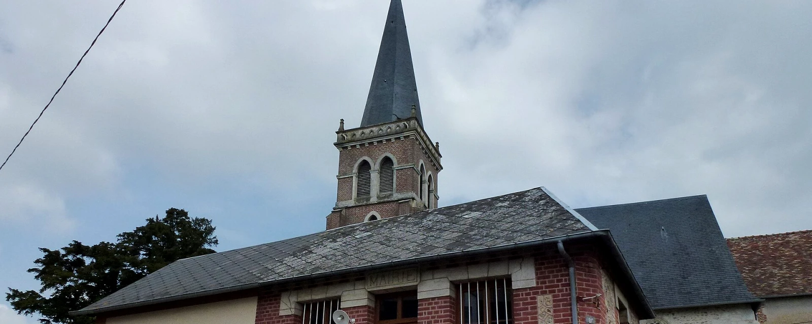 Vue de Saint-Pierre-de-Salerne, Eure