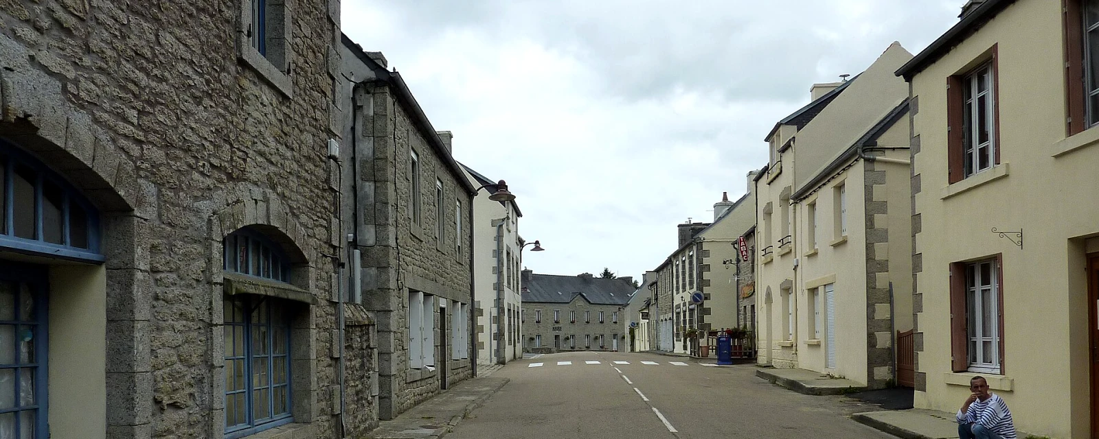 Vue de Berrien, Finistère