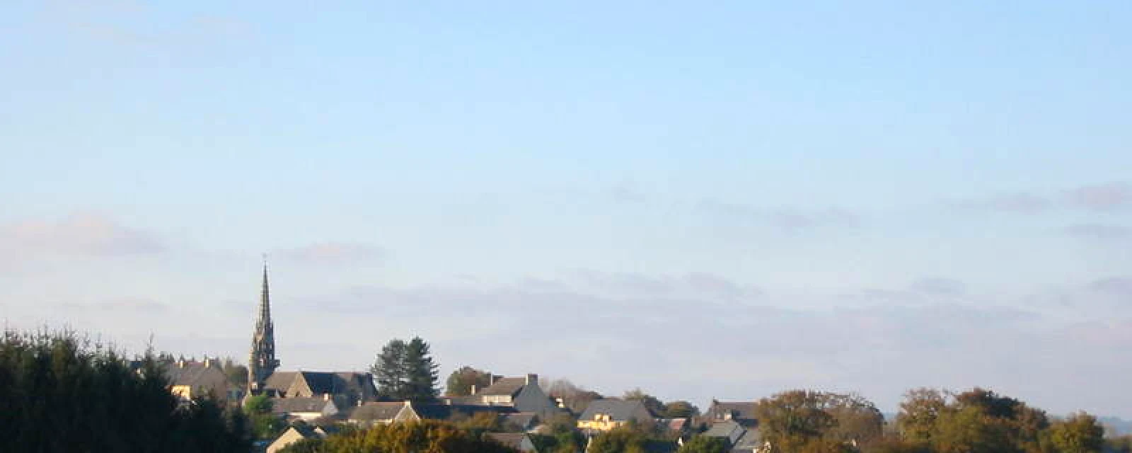Vue de Le Cloître-Pleyben, Finistère