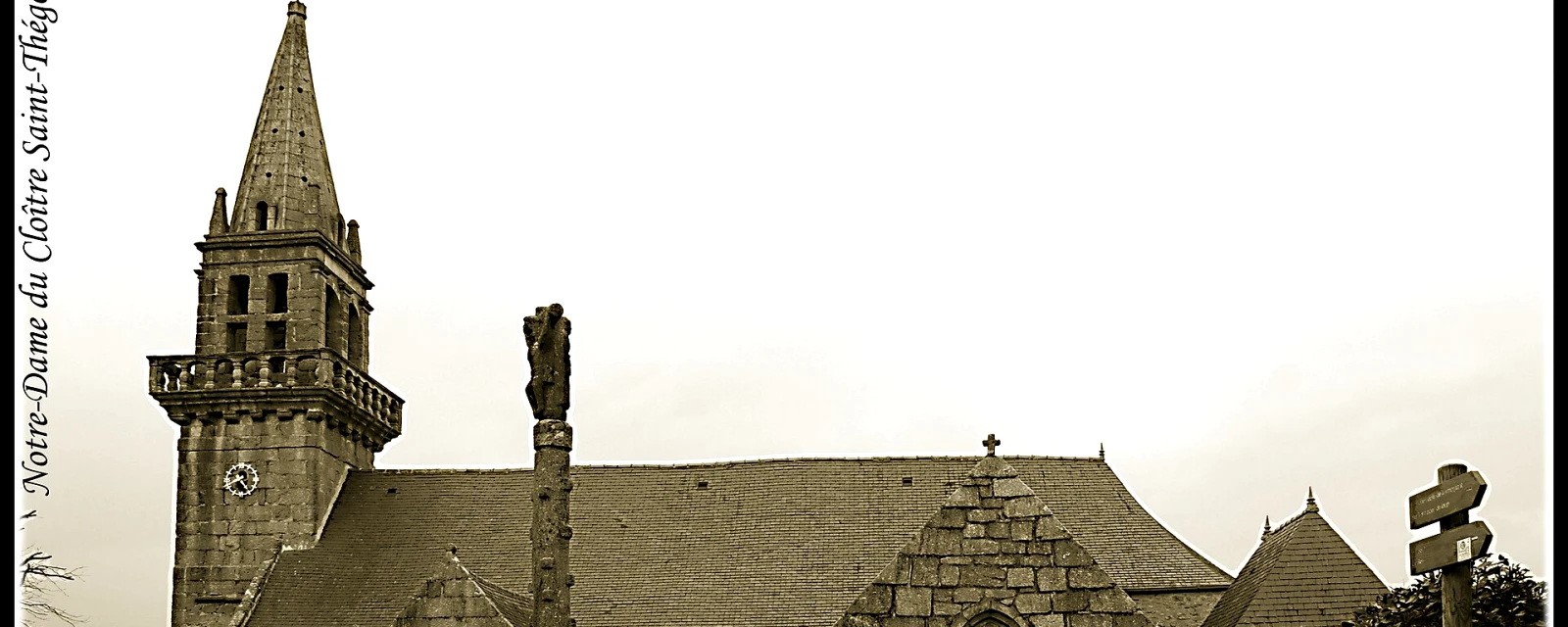 Vue de Le Cloître-Saint-Thégonnec, Finistère