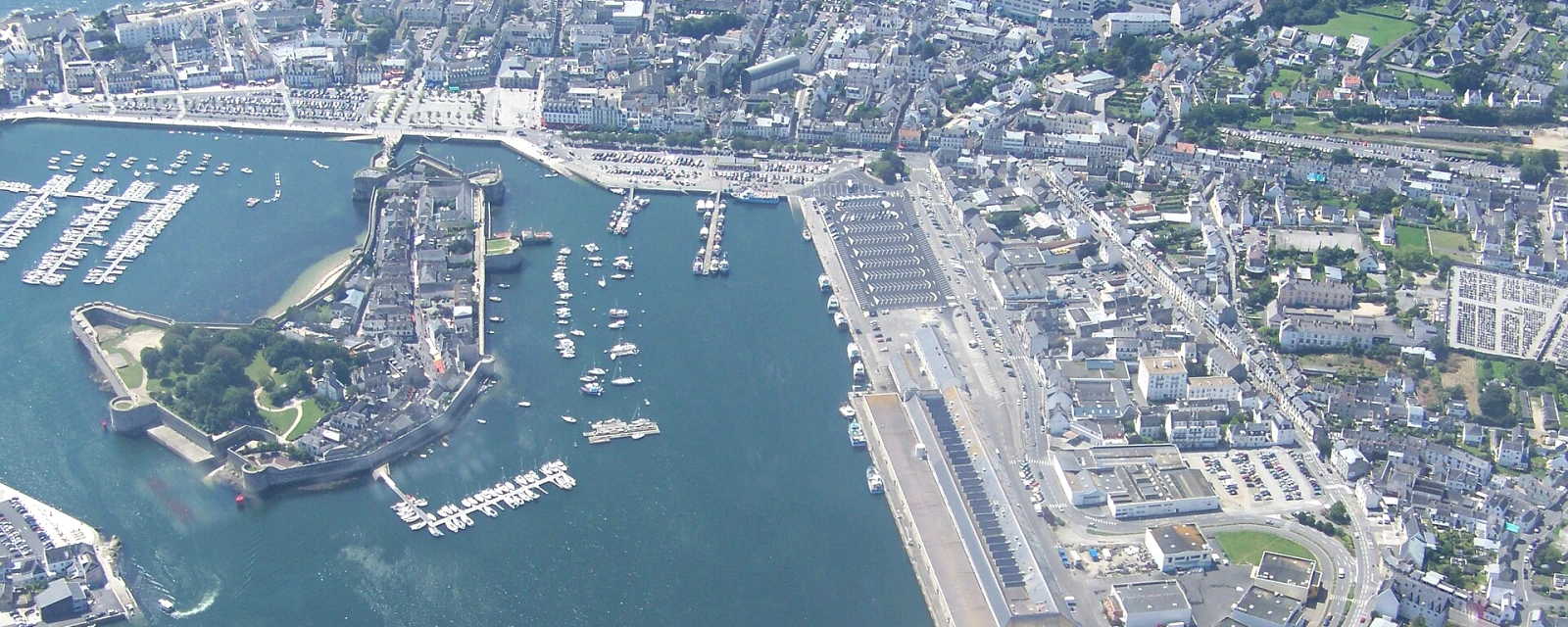 Vue de Concarneau, Finistère
