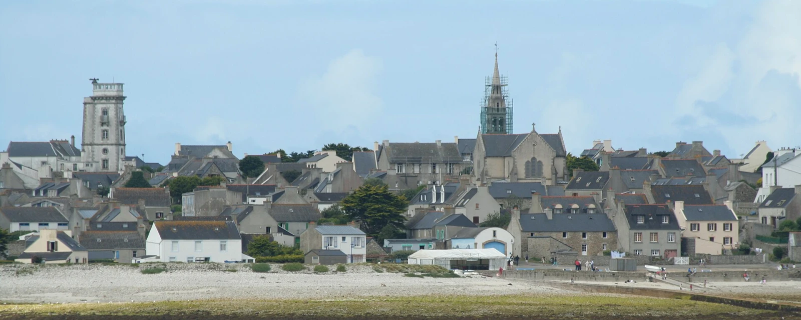 Vue de Île-Molène, Finistère