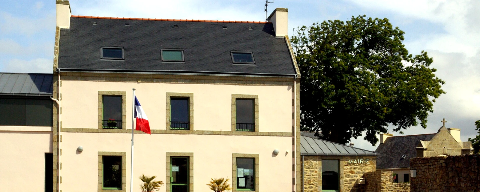 Vue de Kerlaz, Finistère