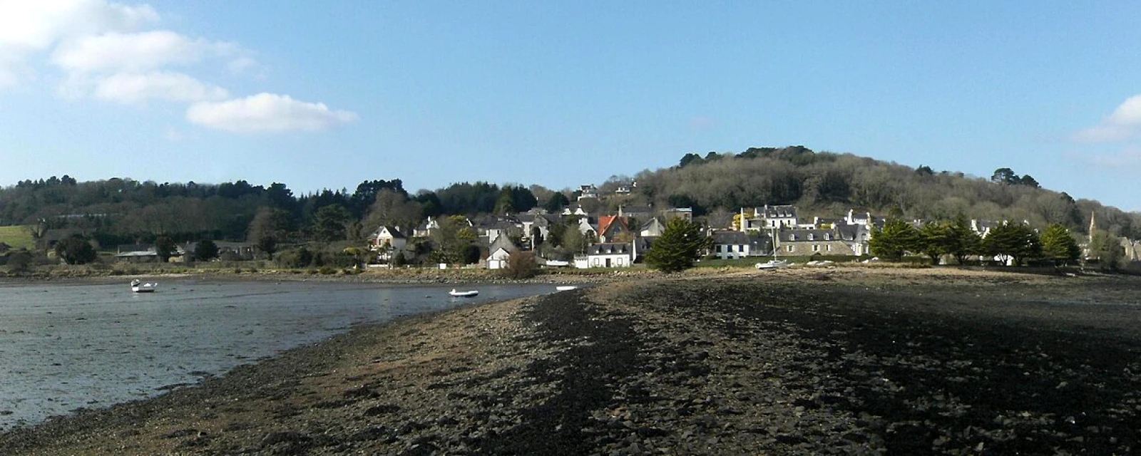 Vue de Landévennec, Finistère