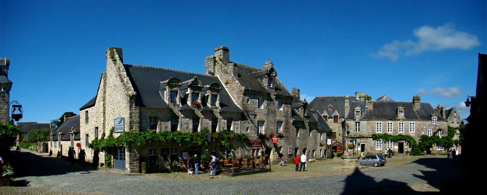 Vue de Locronan, Finistère