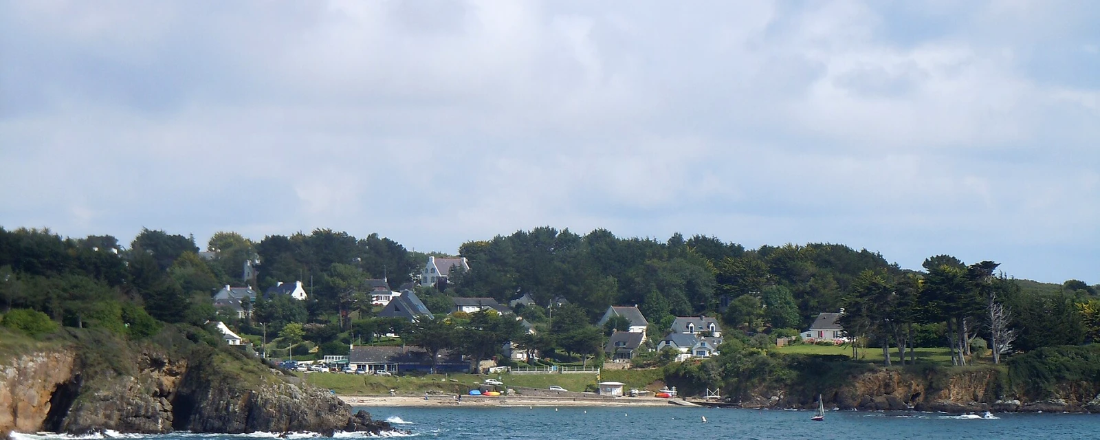 Vue de Moëlan-sur-Mer, Finistère