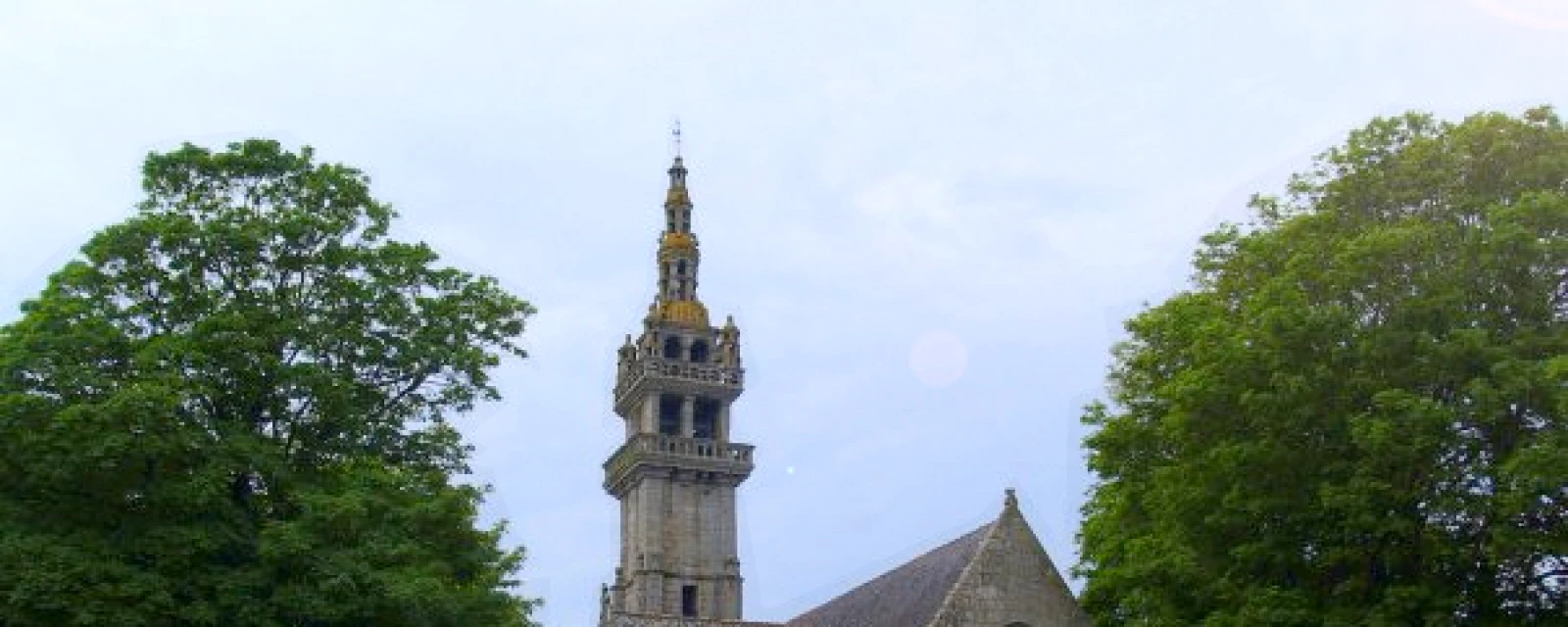 Vue de Plouzévédé, Finistère