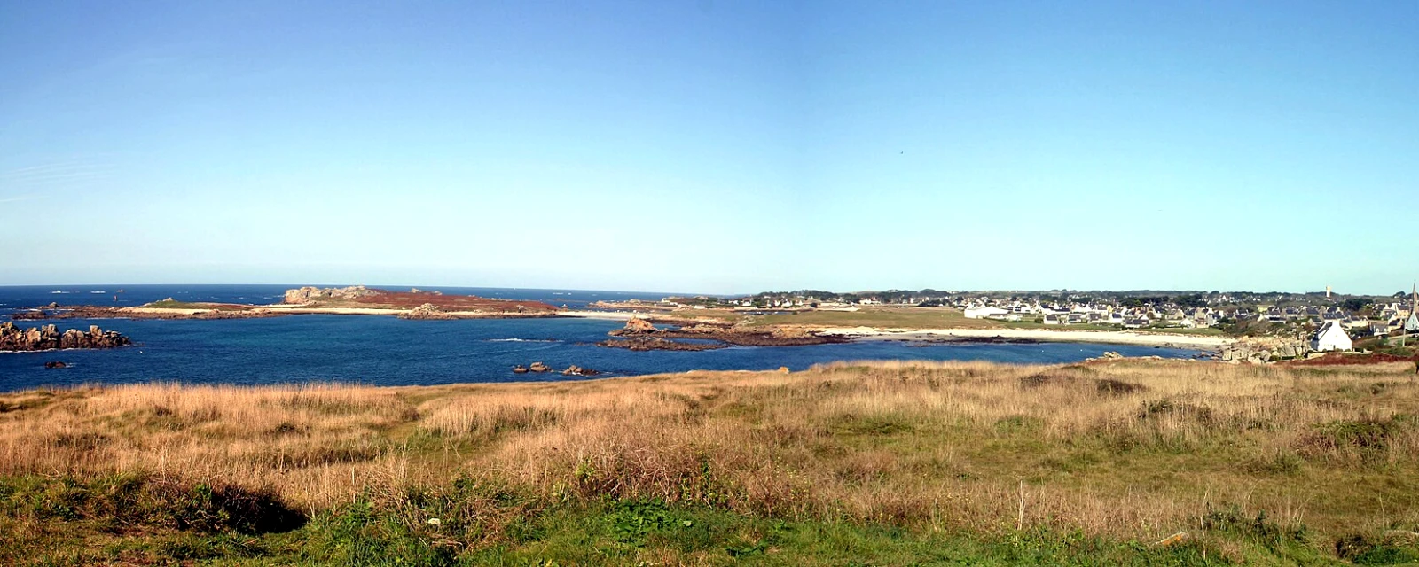 Vue de Porspoder, Finistère