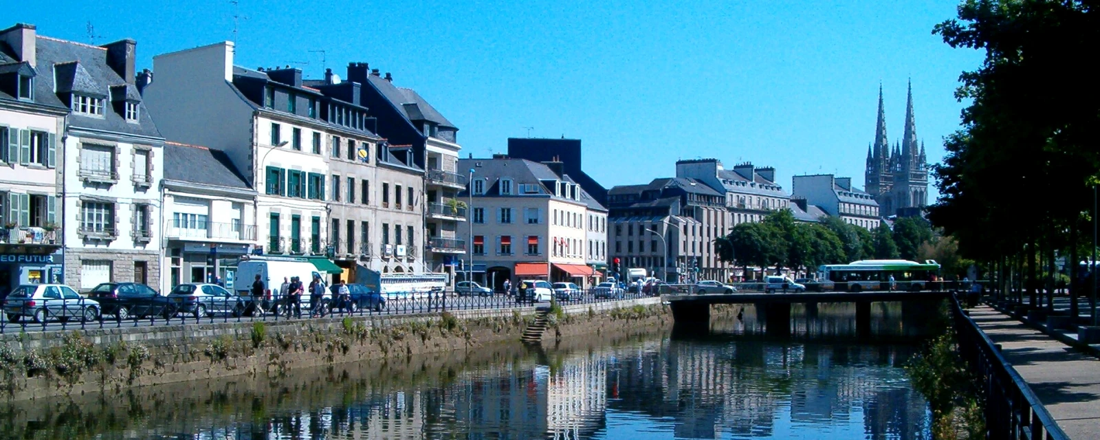 Vue de Quimper, Finistère