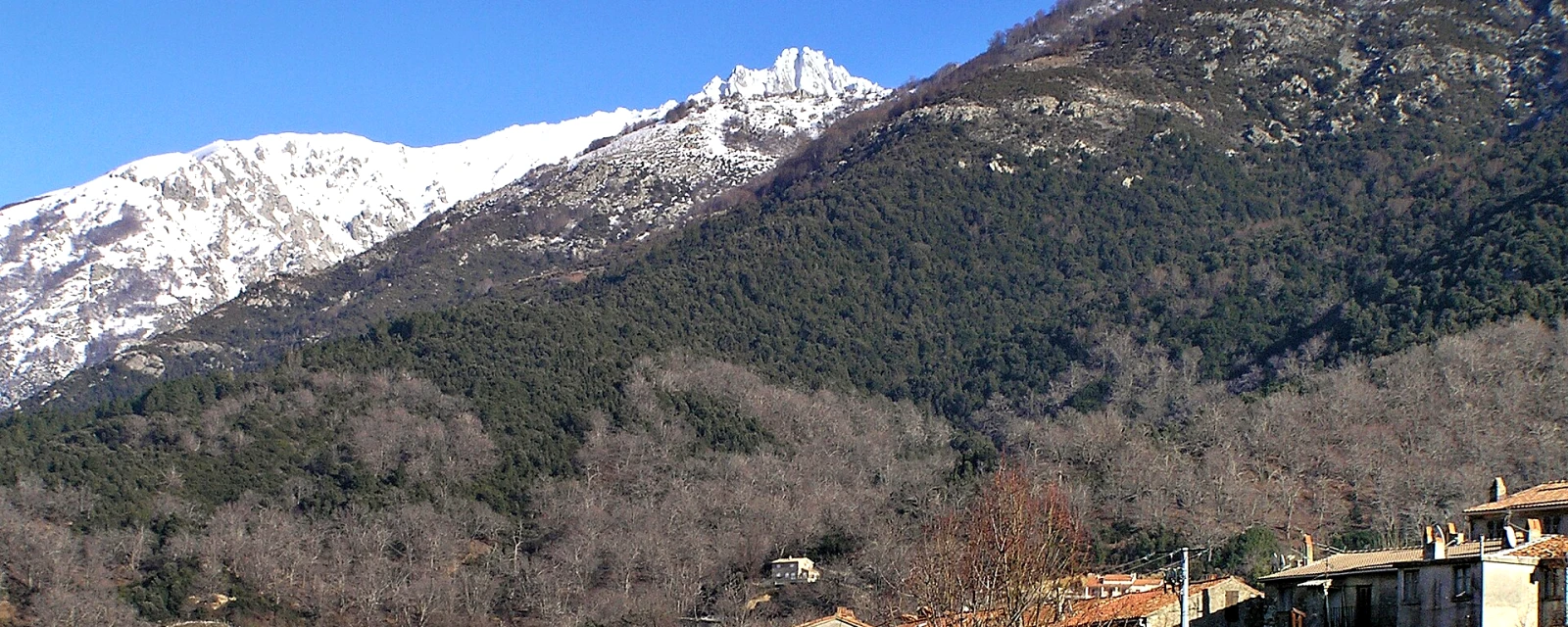 Vue de Bocognano, Corse-du-Sud